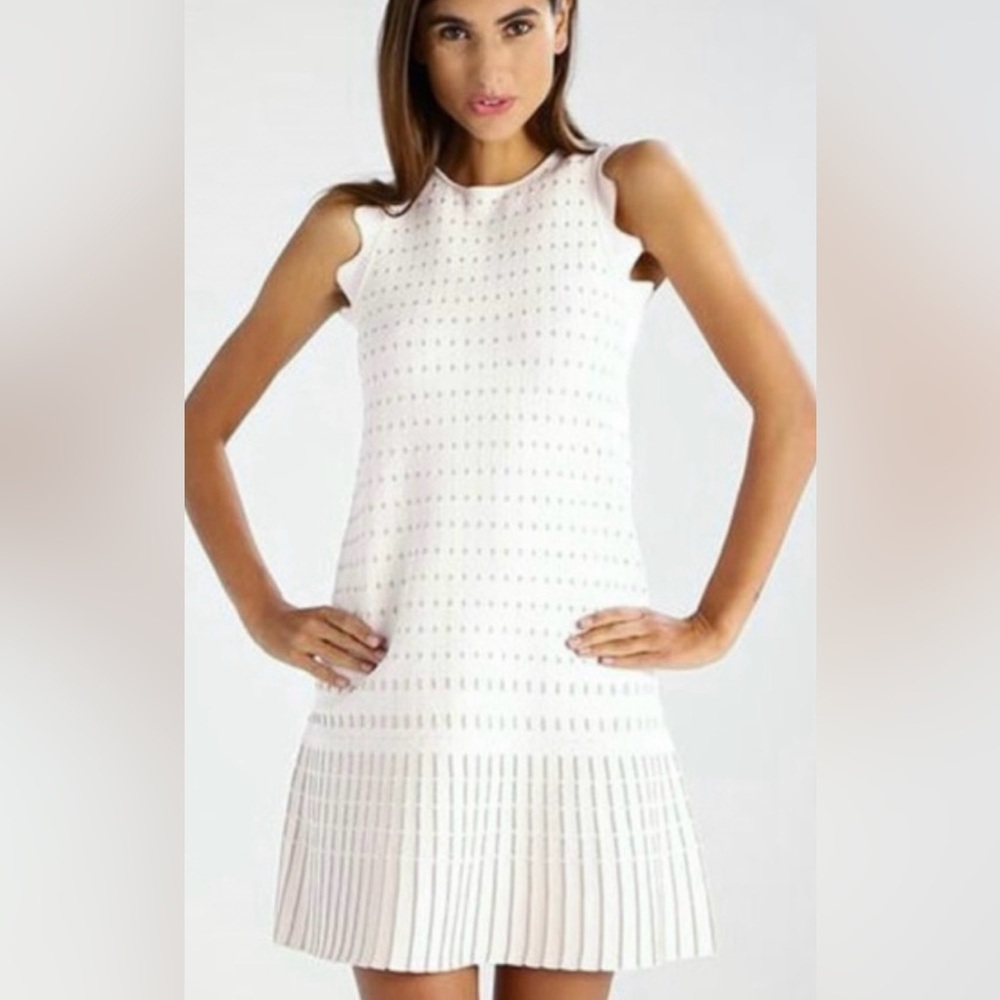 Ted Baker Relioa Metallic Jacquard Knit Dress, Size 1 Ted Baker (US 4)